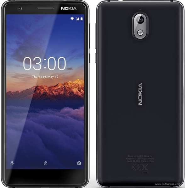 Nokia 3.1 TA-1057 schwarz 16GB entsperrt 4G Smartphone Android voll funktionsfähig 5,2 Zoll