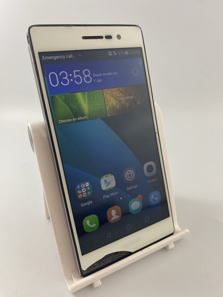 Huawei Ascend P7 schwarz entsperrt 16GB 5,0″ 13MP Android Smartphone gesprungen #C07