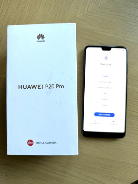 HUAWEI SMARTPHONE P20 PRO CLT-L29 128GB SCHWARZ GESPERRT FÜR DREI NETZWERKE