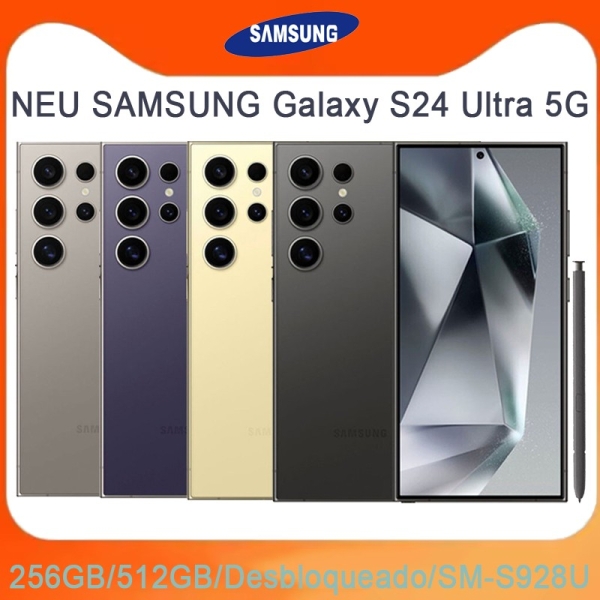 Neu Samsung Galaxy S24 Ultra (5G) – 256GB 512GB – Ohne Vertrag Smartphone Handys