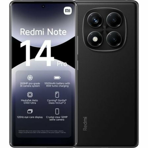 Smartphone Xiaomi NOTE14P 8-256 BK Octa Core 8 GB RAM 256 GB Schwarz 6,67″