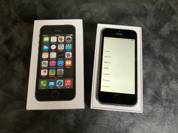 Apple iPhone 5s ME432B/A 16GB Space Grau Gut Funktioniert A1457 Nur Handy