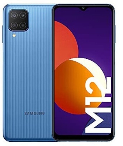 Samsung Galaxy M12 Dual-SIM Smartphone 128GB Blau Blue – Hervorragend