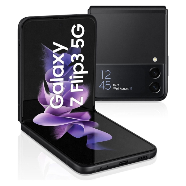Samsung Galaxy Z Flip3 5G Smartphone 128 GB Phantom Black „Gratis Versand“