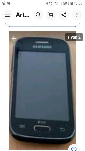 Samsung  Galaxy Young Handy GT-S6310N – 4GB –  (Ohne Simlock) Smartphone…