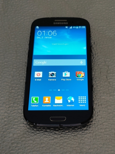 Samsung Galaxy SIII Neo LTE GT-I9301I Blau/Funktioniert Smartphone TOP #082