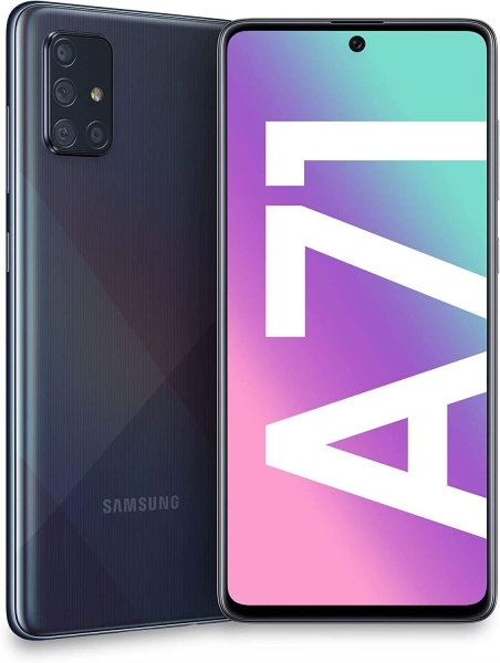 Samsung Galaxy A71 128GB 6GB Android entsperrt SIM 4G schwarz Handy Smartphone