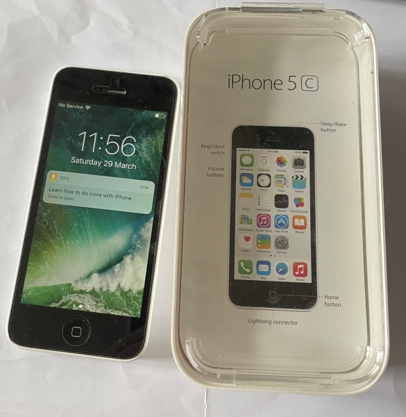 Apple iPhone 5c 2013 – (weiß) iOS Smartphone (in Box) – Vodafone Träger