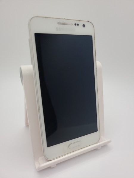 Samsung Galaxy A3 2015 weiß Android Smartphone defekt für Ersatzteile & Reparaturen #A