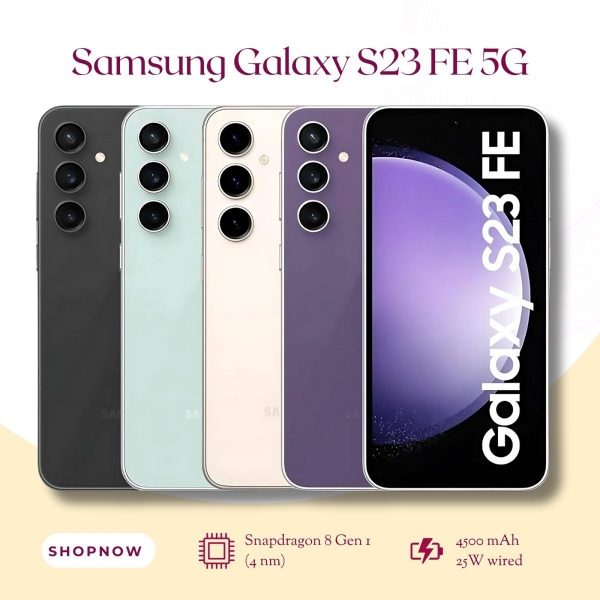 Neu Samsung Galaxy S23 FE (5G) SM-S711U 8GB+128GB Handys Ohne Vertrag Smartphone