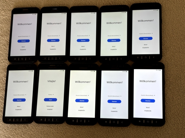 10 x Samsung Galaxy XCover 4s Handy Smartphone