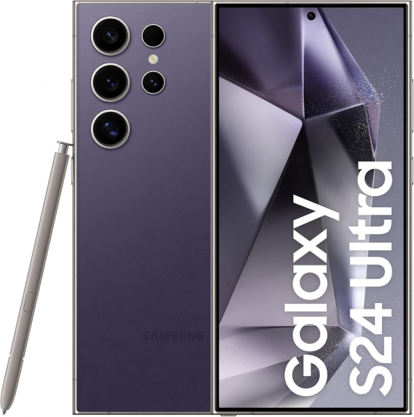 Samsung Galaxy S24 Ultra 512GB 12GB Violet entsperrt Dual SIM Android Smartphone