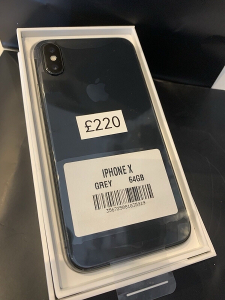 Apple iPhone X – 64GB – Space Grau (Ohne Simlock) A1901 (GSM)