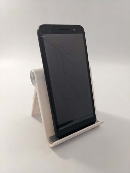 Alcatel 1 5033X Black Unlocked Android Smartphone Cracked Incomplete