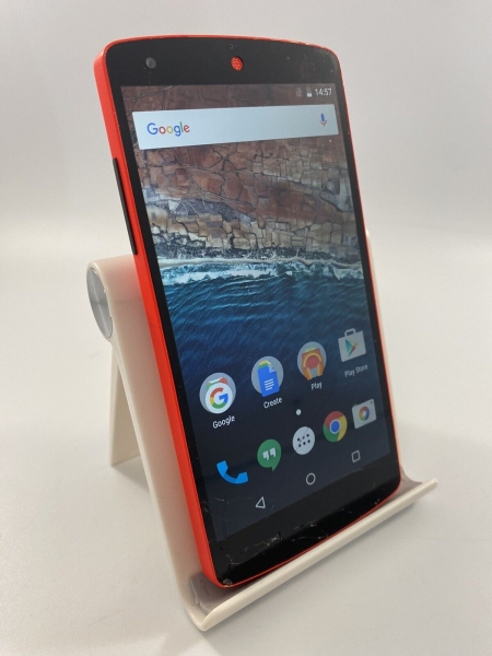 LG Nexus 5 orange entsperrt 16GB 4,95″ 8MP 2GB RAM Android 4.4 Smartphone gesprungen