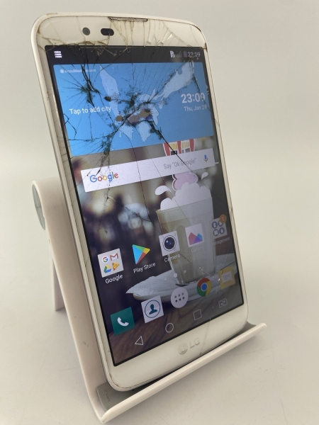 LG K10 weiß entsperrt Single Sim 16GB 5,3″ Android Smartphone gesprungen Fehler #C08