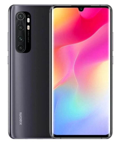 Xiaomi Mi Note 10 Lite 128GB schwarz Smartphone Duos (entsperrt) geöffnet – nie benutzt
