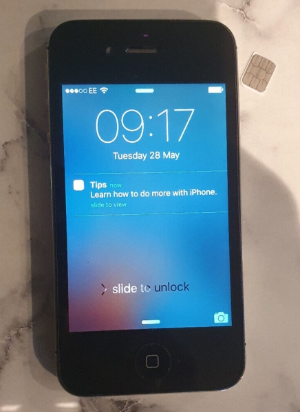 Apple iPhone 4s 16GB Smartphone – schwarz (entsperrt)