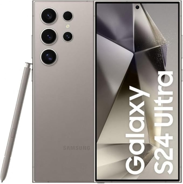 Samsung Galaxy S24 Ultra 256GB Titanium Grey entsperrt DualSIM Android Smartphone