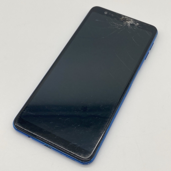 Samsung Galaxy A7 2018 Smartphone SM-A750FN Display defekt Ersatzteile Blau