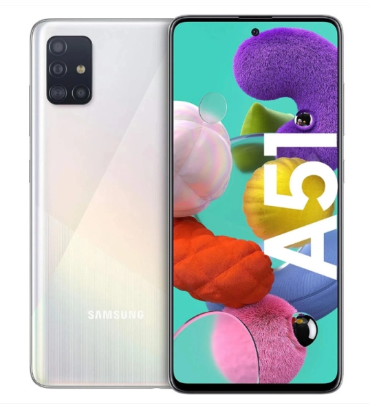 Samsung Galaxy A51 SM-A515F/DS 128GB LTE Weiß Android Smartphone WoW Sehr Gut