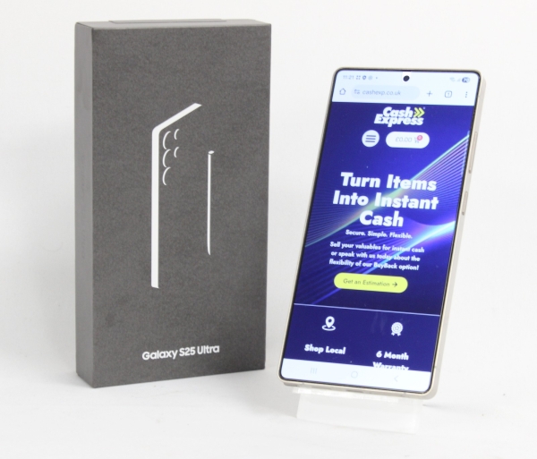 Samsung Galaxy S25 Ultra 256GB Android Smartphone – Titanium Black – Originalverpackt (B+)