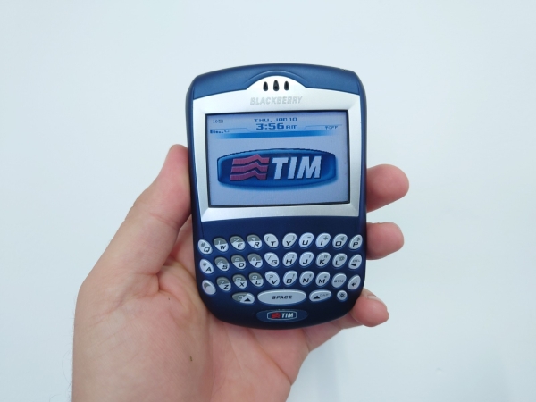 RAR BlackBerry 7290 Stahlblau entsperrt Smartphone Sammlerstück QWERTZ Handy