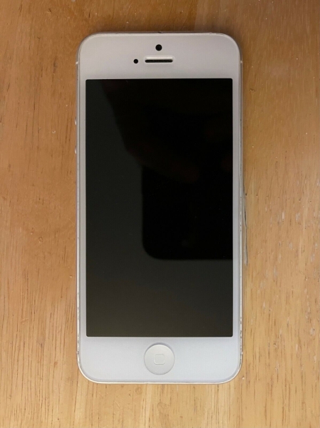 Apple iPhone 5 – 16GB – Weiß & Silber (entsperrt) A1429 – Display nicht funktionsfähig