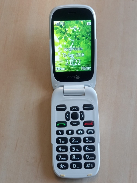 Doro PhoneEasy 6520 grau entsperrt Smartphone Originalverpackt