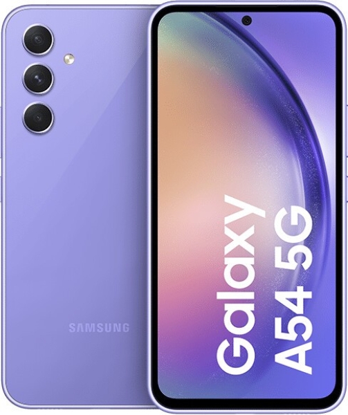 Samsung Galaxy A54 5G Smartphone 128GB Violett Awesome Violet – Sehr Gut