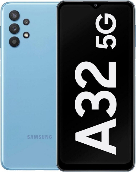 Samsung Galaxy A32 Dual-Sim 5G Smartphone 64GB Blau Awesome Blue – Sehr Gut