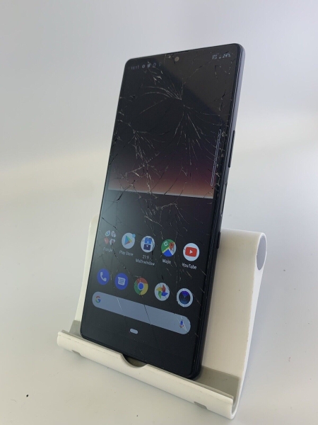 Sony Xperia L4 16GB entsperrt schwarz gesprungenes Display Smartphone voll funktionsfähig