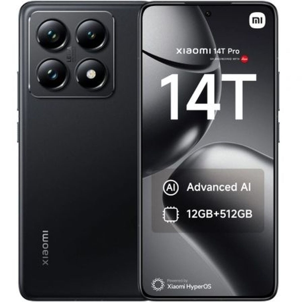 Smartphone Xiaomi 14T Pro 5G 6,67″ 12 GB RAM 512 GB Schwarz