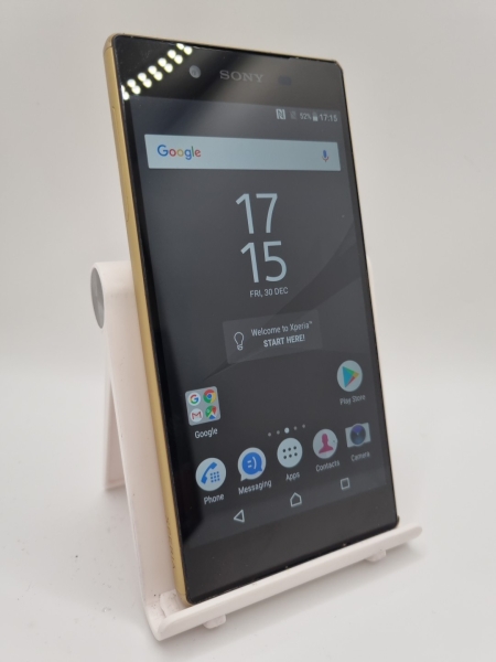 Sony Xperia Z5 Gold entsperrt 32GB 5,2″ Android Smartphone gesprungene Rückseite