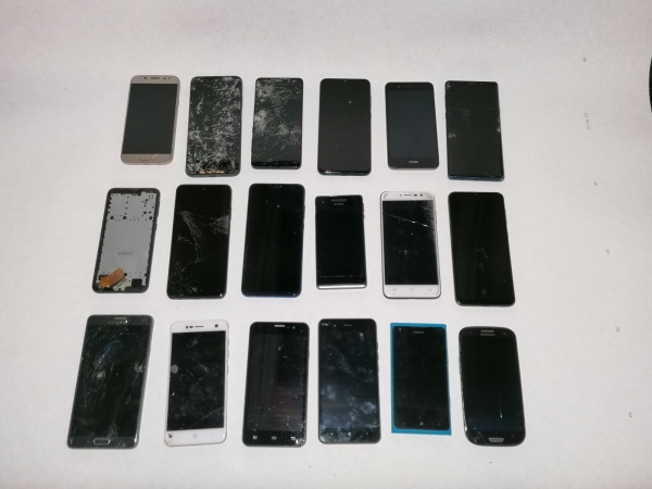 18x Smartphone Samsung Huawei Honor ZTE SONY NOKIA DEFEKT LESEN! #6755