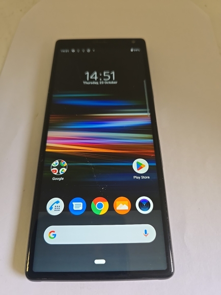 Sony Xperia 10 schwarz entsperrt 64GB 6,0″ Android Smartphone.  (DK681)