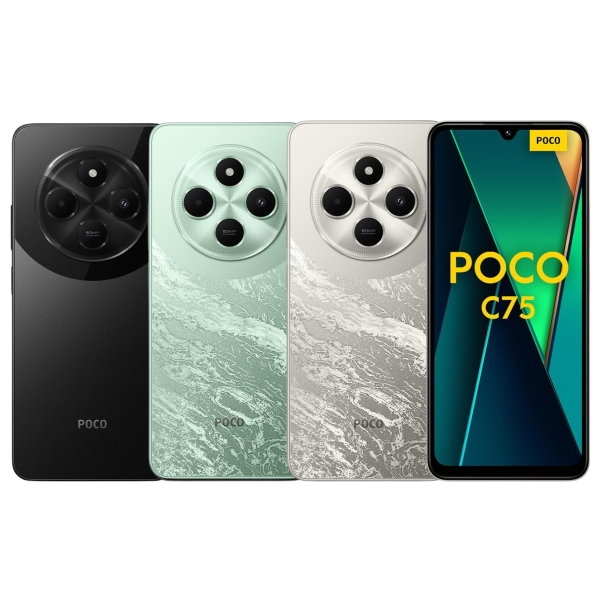 Xiaomi POCO C75 4G Smartphone – Dual SIM (entsperrt) – UK Version – NEU & VERSIEGELT