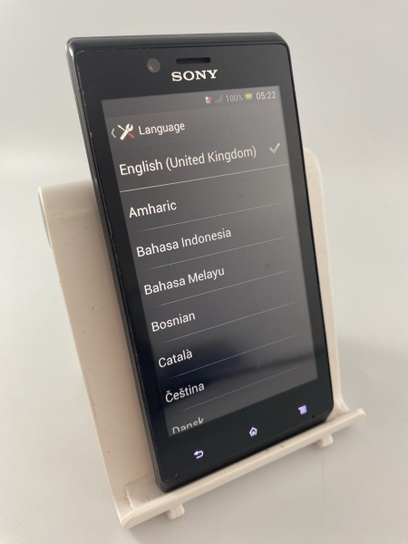 Sony Xperia J schwarz O2 Netzwerk 4GB 4,0″ Android Touchscreen Smartphone