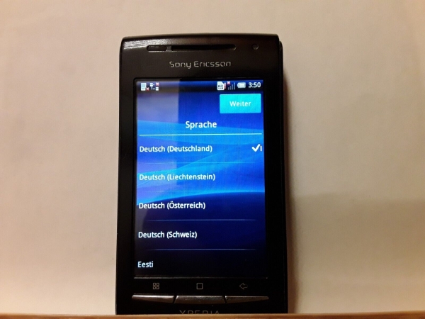 Handy Sony Ericsson Xperia E15i schwarz  (Ohne Simlock) Smartphone