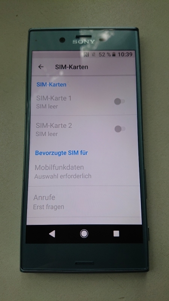 Android Smartphone Sony Xperia XZs, G 8232, Dual SIM, 5,2 Zoll, blau