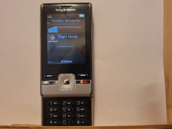 Handy Sony Ericsson T715 schwarz (Ohne Simlock) Smartphone Slider