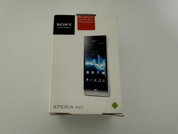 SONY XPERIA MIRO ST23I – SCHWARZ – ENTSPERRT – 4GB – 5MP KAMERA – WLAN – RADIO