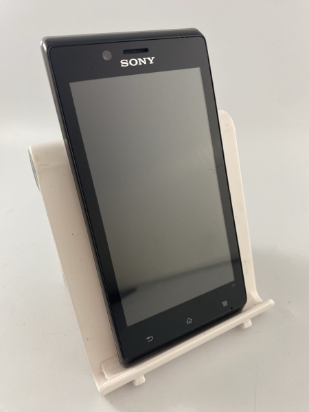 Sony Xperia J schwarz O2 Netzwerk 4GB 4,0″ 5MP 3G Android Smartphone unvollständig