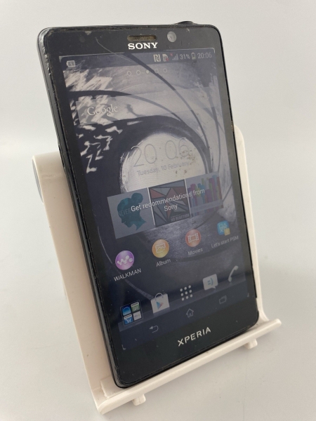 Sony Xperia T schwarz O2 Netzwerk 16GB 4,55″ 13MP Android Smartphone Defekt #C04