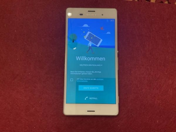 Sony Xperia Z3 D6603 16GB Weiß (Ohne Simlock) Smartphone