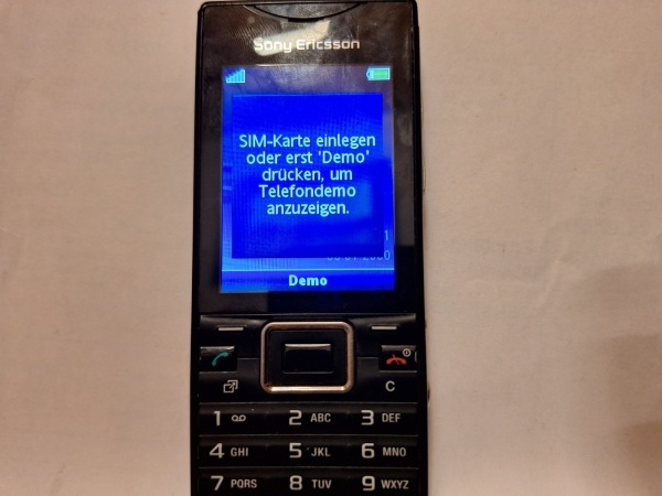 Handy Sony Ericsson Xperia J10i schwarz ( Ohne Simlock) Smartphone