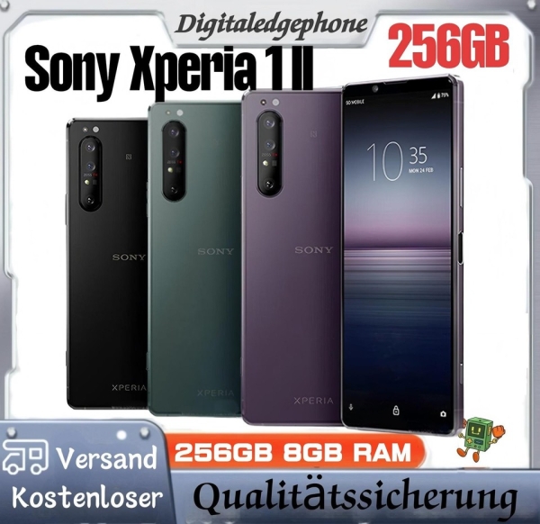 Neu Sony Xperia 1 II (5G) Smartphone – 256GB – Einzel-SIM/Dual SIM -Ohne Vertrag