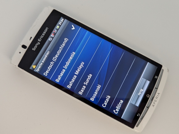 Sony Ericsson Xperia Arc S Pur White 1GB Android Smartphone 4G LT18i✅