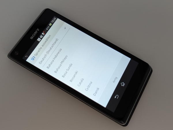 Sony Xperia L Schwarz 8GB Android Smartphone LTE 4G C2105 ✅