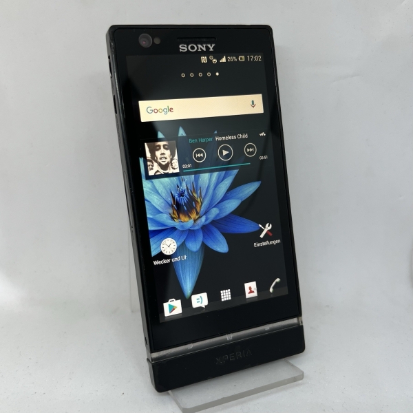 Sony Xperia P (LT22i) Smartphone in Schwarz (Sehr guter Zustand & ohne Simlock)